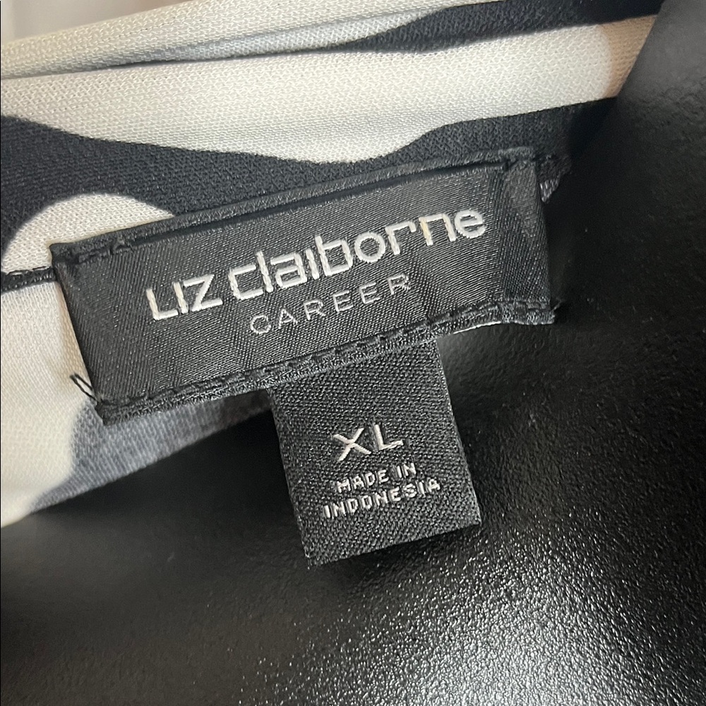 Liz Claiborne Zebra Print Midi Dress - Picture 3 of 3